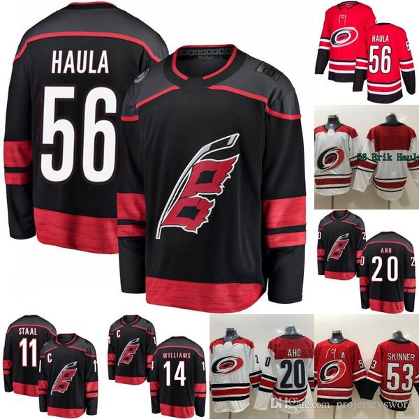 

Mens 56 Erik Haula Jersey Carolina Hurricanes Sebastian Aho Justin Williams Nino Niederreiter Andrei Svechnikov Jeff Skinner Staal Jerseys
