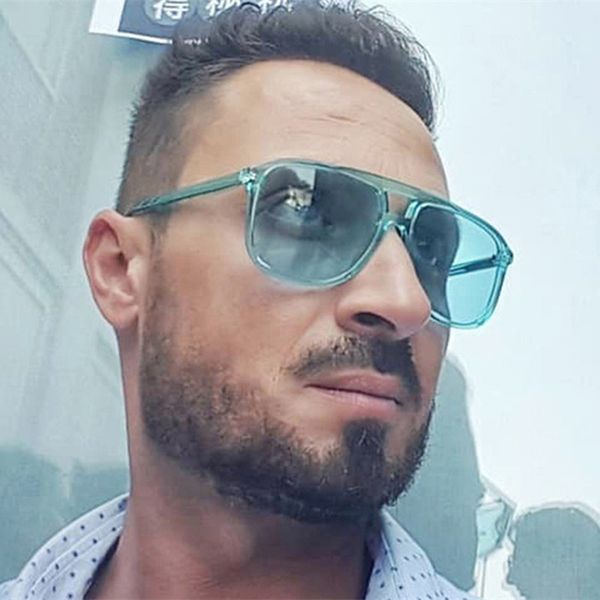 

new arrive 2019 men sunglasses colorful sun glasses jelly color double beam sunglasses trend women, White;black