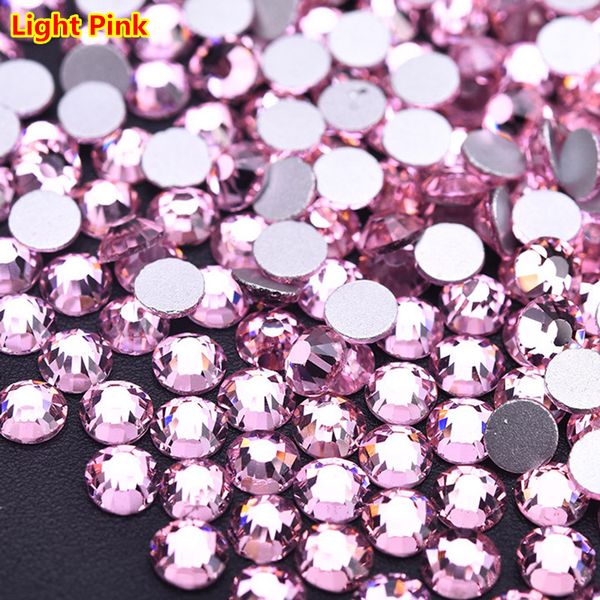 

cyrkonie na paznokcie flatback ss3-ss34 nail art decorations pink lt rose nail crystals non fix glue on crystal rhinestone, Silver;gold