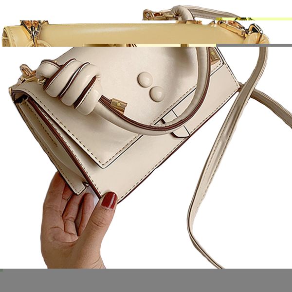 

foreign style texture handbag fashion shoulder messenger bag korean version of the tide wild small square bag
