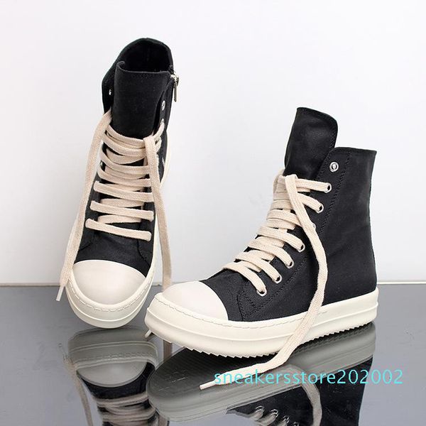 

size 35-46 hip hop mens high sneakers casual shoes lovers tenis sapato masculino retro platform sneakers basket zipper shoes s02, Black