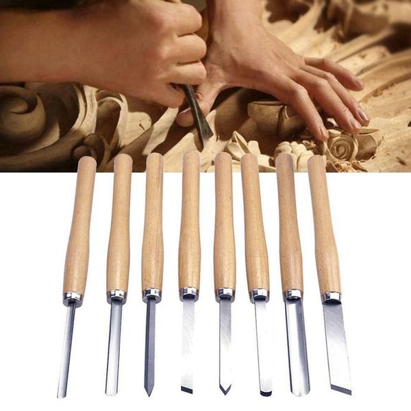 

8/10/12pcs gouge lathe chisel woodworking wood tools carving turning art kit tsh shop