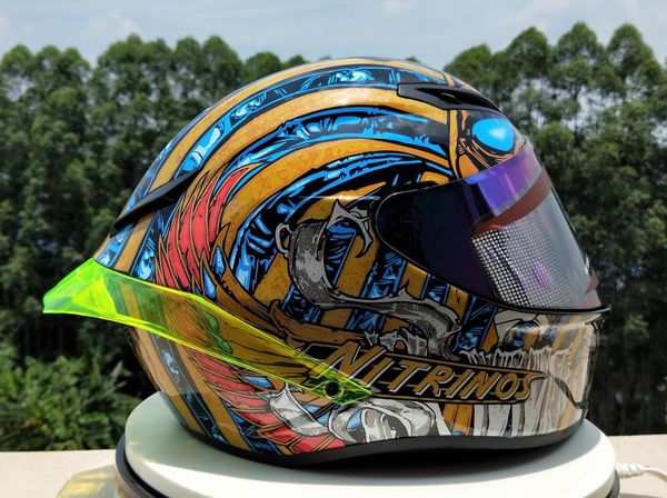 

new arrival full face pharaoh motorcycle helmet riding car motocross racing motorbike helmet