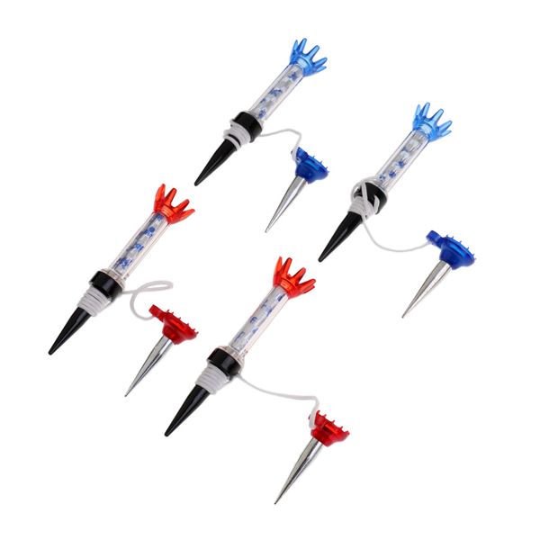 

4 pieces golf magnet tees 80mm magnetic golf tee with anchor random color