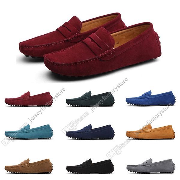 

2020 large size 38-49 new men's leather men's shoes overshoes british casual shoes sixty-six, Black
