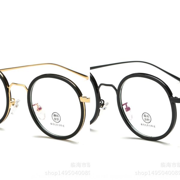 

49-22 ) goddess kawaii cute round temperament (49-22 ) goddess kawaii cute glasses frame round temperament glasses frame, Silver