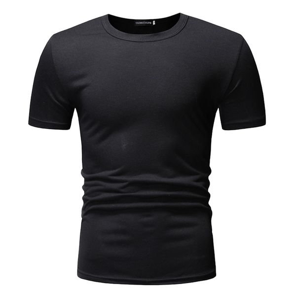 

mens t shirt gyms fitness printed t-shirt fashion men's summer slim fit casual o-neck short sleeve t-shirt blouse z0409, White;black