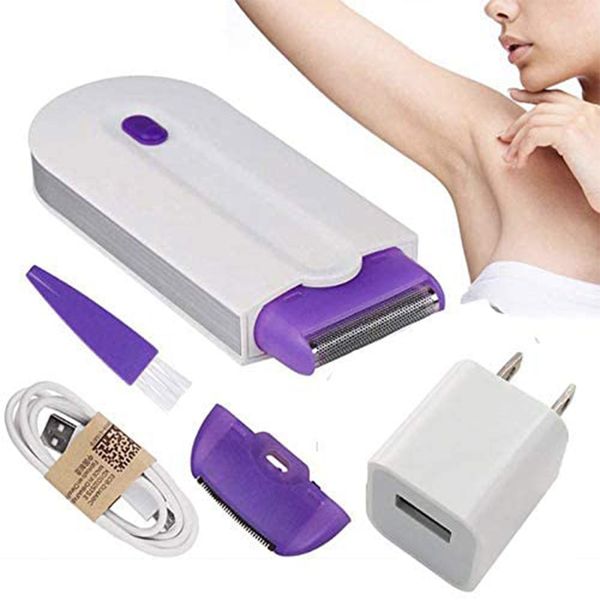 

electric epilator portable hair removal tool easy to use safety rotary shaver body face leg bikini lip depilator hair remover