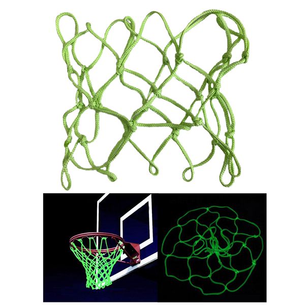 

basketball net basketball hoop luminous rim glow in the dark mesh indoor
