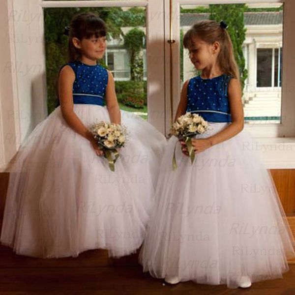 

royal blue flower girl dresses for wedding cinderella girls dress princess children party ball gown first communion dress, Red;yellow