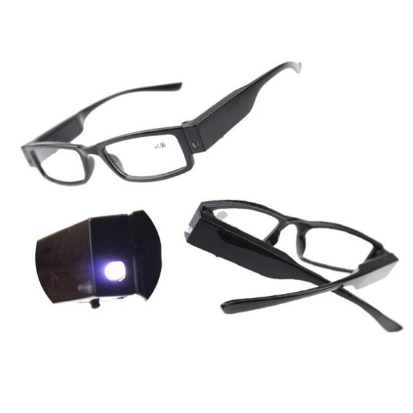 

multiple strength led reading glasses eyewear reading newspaper magnifier diopter night illumination presbyopic glasses ys07