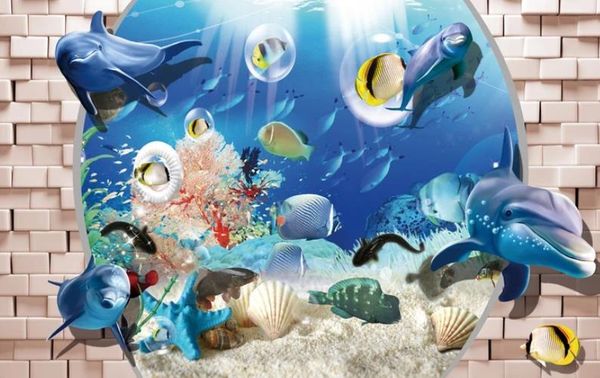 

fantasy underwater world 3d background wall mural 3d wallpaper 3d wall papers for tv backdrop