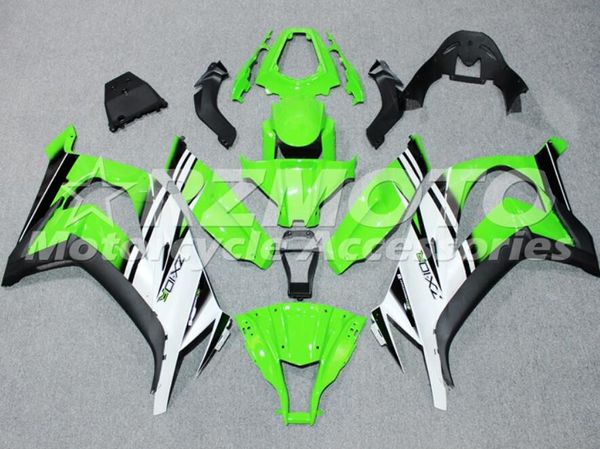 

новый abs мотоцикл полный обтекатели комплект подходит для kawasaki ninja zx-10r zx10r 2011 2012 2013 2014 2015 10r 11 12 13 14 15 ярко-зеле