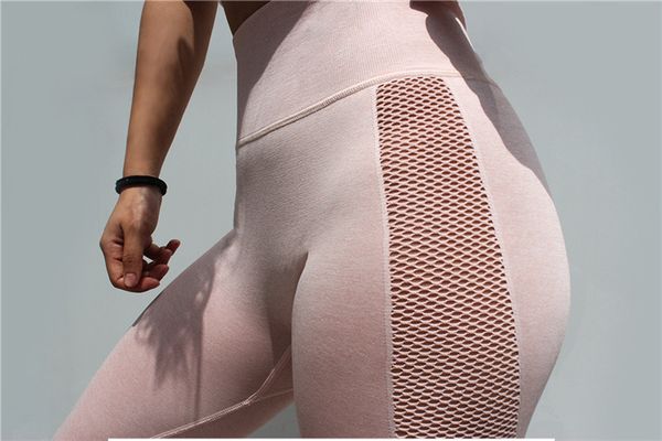 

new pantalones de yoga women fitness leggings high waist yoga leggings yoga pants gym leggins seamless sport solid color, White;red