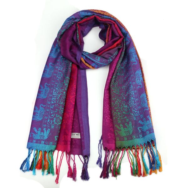 

40 vintage scarf ethnic style for lady women double sided elephant national wind scarf wraps shawl bufandas mujer fashion, Blue;gray