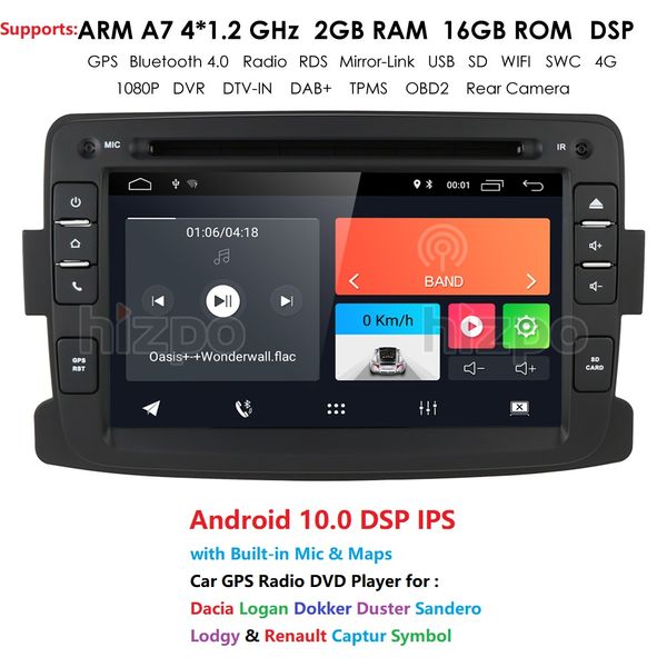 

1 din android 10 for dacia/sandero/duster//captur/lada/xray 2/logan2 car multimedia video player gps autoradio dvr 4gwifi car dvd