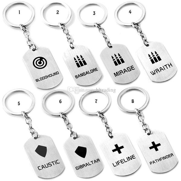 

Game apex legend necklace 2019 new apex legend keychain cartoon alloy pendant for children gift 31 tyle