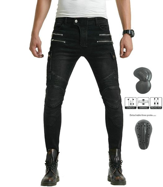 

jes - 11 elastic motorcycles motorcycle riding pants jeans drop
