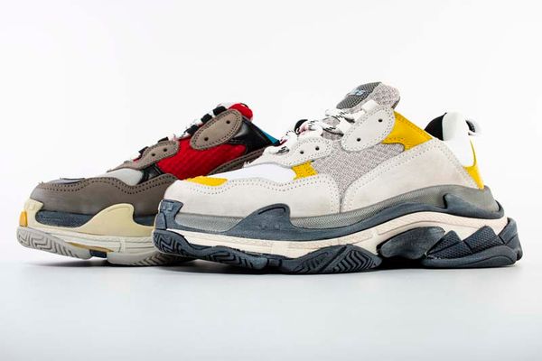 

old tesss.gomma shoe men women running shoes white triple-s sneakers dad casual shoes sports shoes