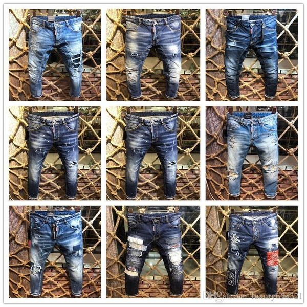 Compre Pantalones Vaqueros De Marca Para Hombre 2019 Nueva Moda De