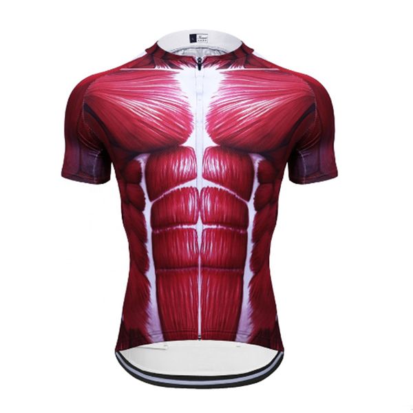 

джерси людей на велосипеде уникальных мышц, Black;blue