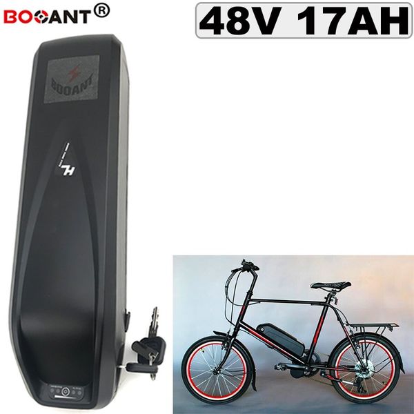 Batteria per bici elettrica ricaricabile 48V per batteria al litio SANYO Panasonic Samsung LG 18650 cellulare 48V 17AH per motore 250W - 1000W