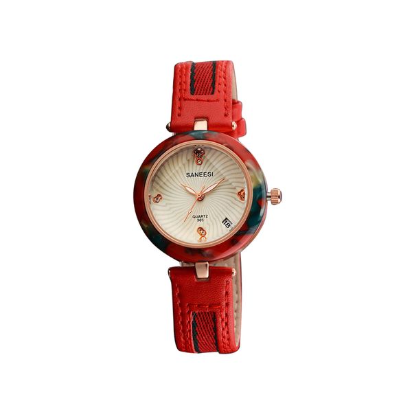 

saneesi arrival lady leather bracelet watch 2018 new women fashion waterproof watchs luxury band, Slivery;brown