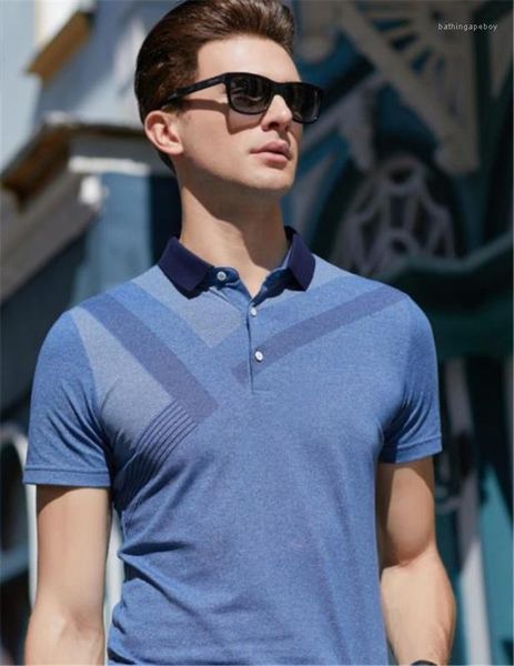 

polo fashionable short sleeve stripe printed slim polo summer casual mens tees luxury mens designer, White;black