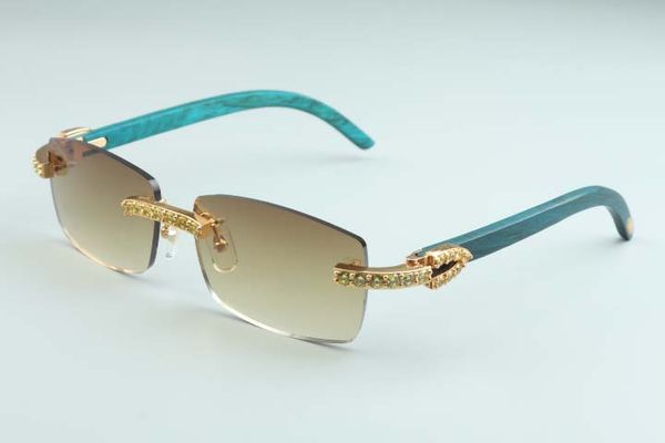 

size: diamond wooden green sunglasses yellow 20 3524012-c7 luxury new big temple luxury natural sunglasses 56-18-135mm sunglasses, ansvn, Slivery;brown