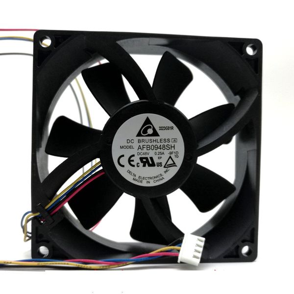 

original delta afb0948sh dc48v 0.25a 92x92x25mm 9cm 4lines inverter cooling fan
