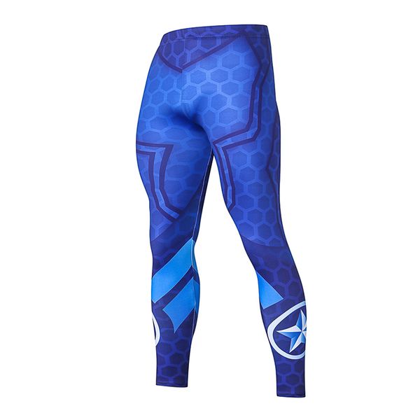 

running tights men fashion casual pants fitness sport leggings men gym jogging trousers sportswear compression pants, Black