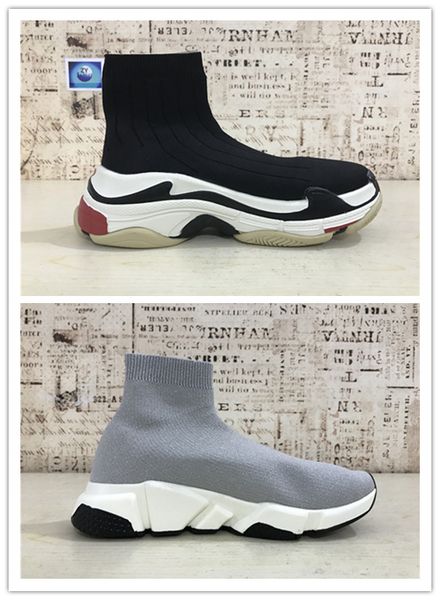 

2019 triple s paris speed runner red sock shoe original luxury trainer runner sneakers race mens women sports shoes