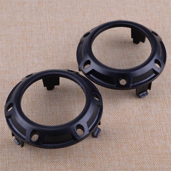 

dwcx 2pcs plastic left right front car fog light lamp cover frame 6400a739 fit for mitsubishi outlander 2007 2008 2009