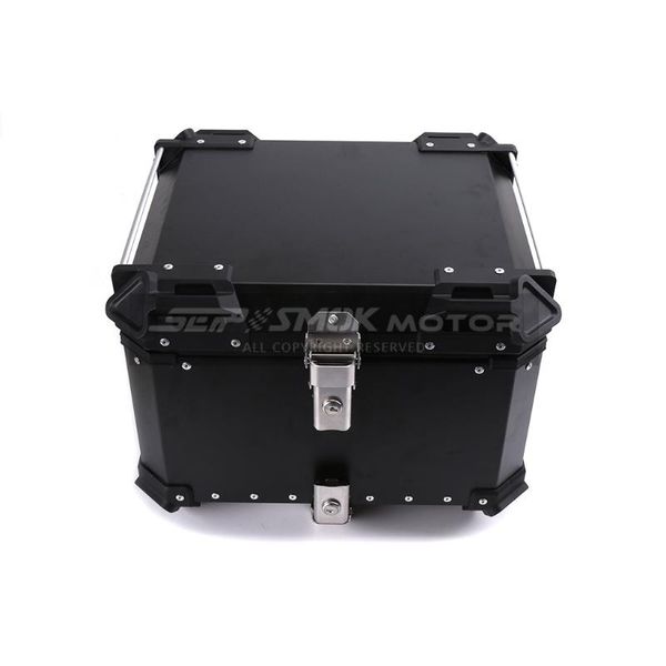 

65l 55l 45l aluminum motorcycle luggage helmet box trunk rear storage case tool boxes waterproof removable universal accessories