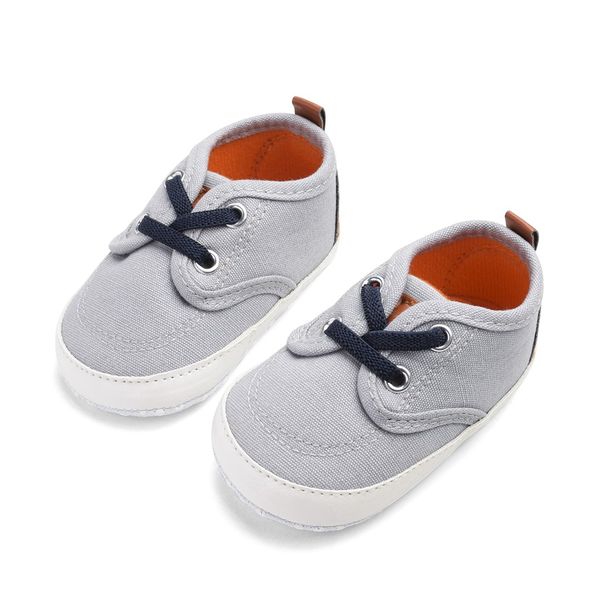 

arloneet 2019 newborn baby boys candy color cotton sewing anti-slip first walkers soft sole shoes casual shoes soft canvas kids