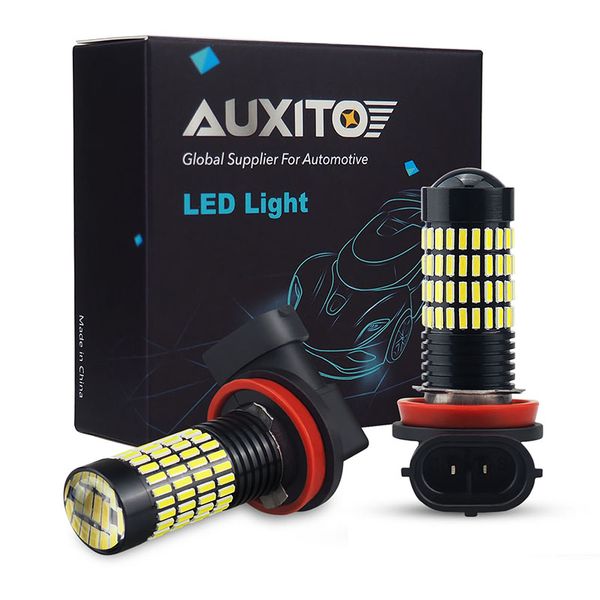 

auxito 2x h8 h11 светодиодные противотуманные фары лампа 12в h9 h16 9005 / hb3 psx24w 9006 / hb4 светодиодные лампы drl авто вождение против