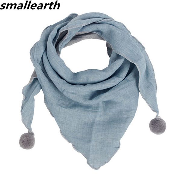 

new spring dot print cotton baby triangle scarf pure color autumn winter baby boy neck scarf girls bibs toddler burp cloth, Red;brown