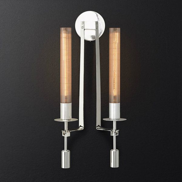 

bronze foyer wall lights american country retro loft bedside led wall lamps aisle stairs surface mount light