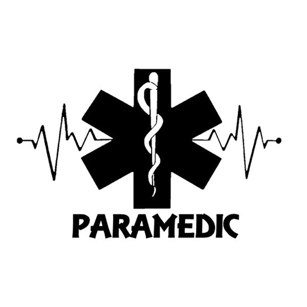 

16*10.3cm fashion personality creativity classic attractive paramedic lifeline rear window car sticker body decals