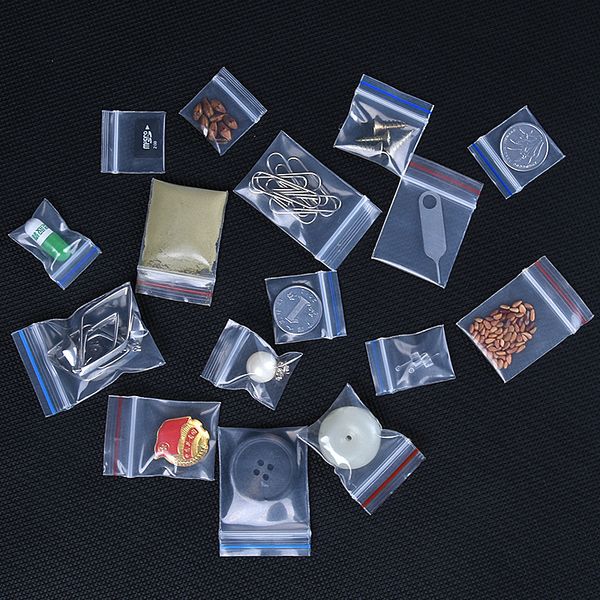 

4*4cm*20silk transparent pouch small thick pouch pill bag jewelry bag