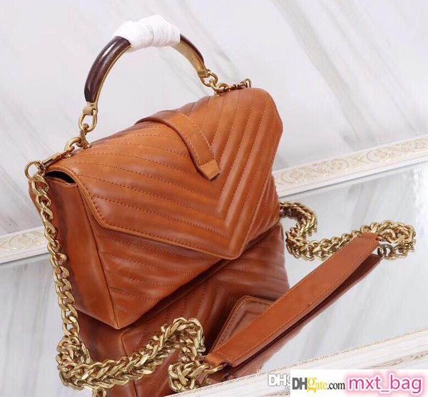 

горячая модельер роскошные женщины v форма tote сумки с деревянной ручкой цепи лоскут плечо сумка кожа плед crossbody сумка кошелек сумки