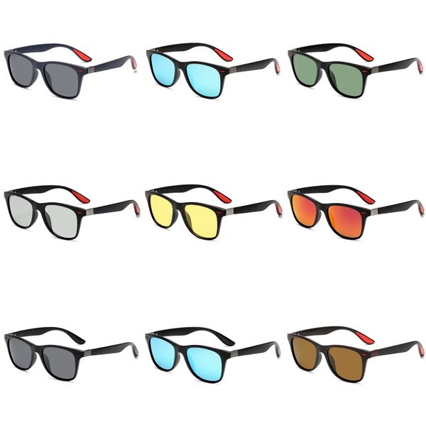 

men's polarized gift sunglasses aluminum magnesium frog mirror sun glasses black green oculos de sol 100% uv protection #220, White;black