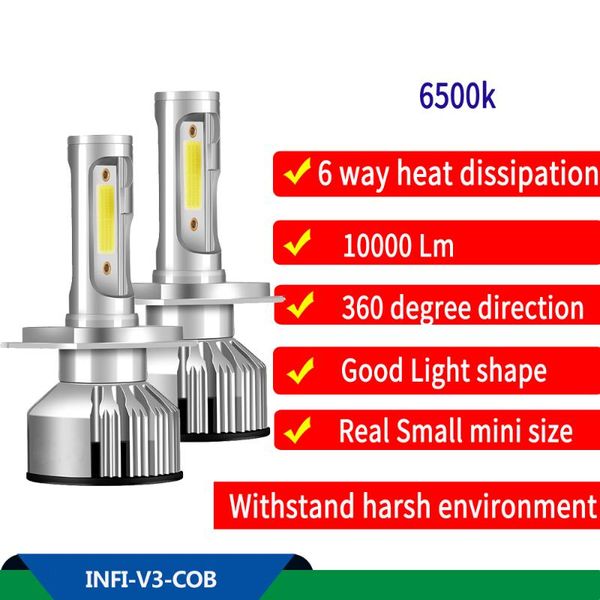 

infitary h7 led car light head lamp car led headlights lamp h4 h7 h11 h8 4 h1 h3 3 9006 fog