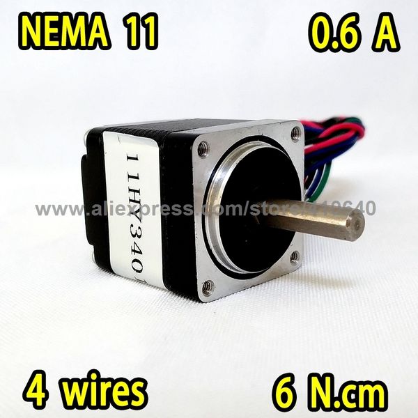 

nema 11 stepper motor model 11hy3401 28hs3306a4 0.6a 6 n.cm apply for mounter or dispenser or printer