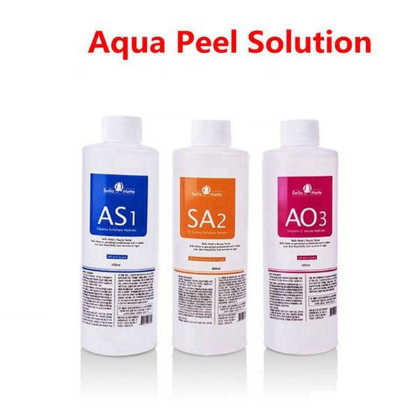 

new as1 sa2 ao3 aqua peeling solution 400ml per bottle aqua facial serum hydra facial serum for normal skin for hydro facial dermabrasion