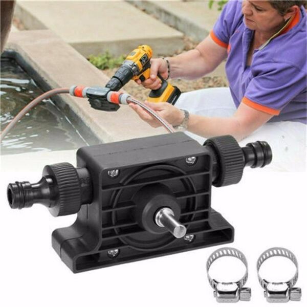 

38# electric drill self priming transfer pumps oil fluid water portable 8mm round shank heavy duty self-priming hand