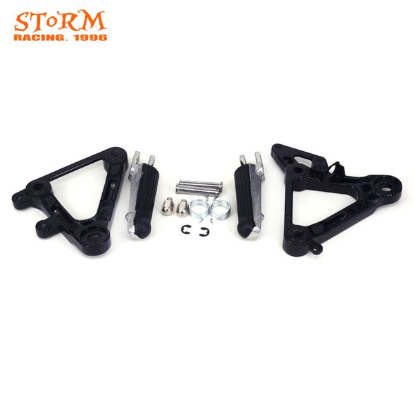 

front footpegs foot pegs footrest pedals bracket for cbr400 cbr 400 nc23 1988-1989