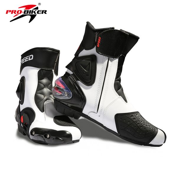 

riding tribe motorcycle boots professional speed microfiber leather motocross boots riding sports road motorboats