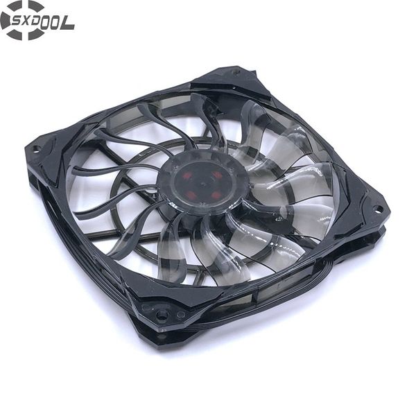 

sxdool slim 15mm thickness, for small case, big airflow of 53.6cfm 120mm pwm controlled fan with de-vibration rubber