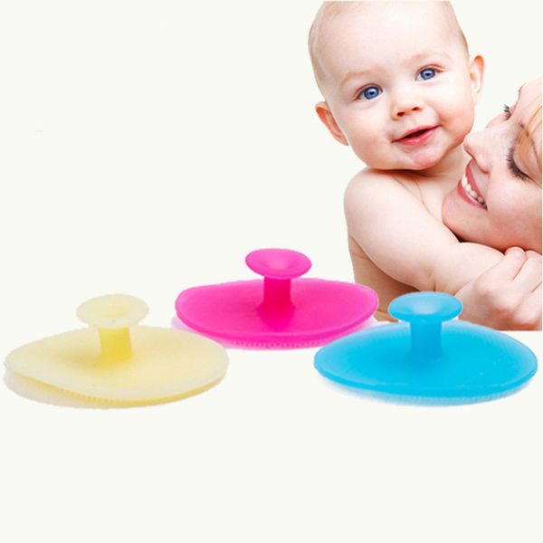 

silicone body bath brush baby shower brush cleaning shampoo body wash scrub exfoliator brush body cleansing brushes rra1712